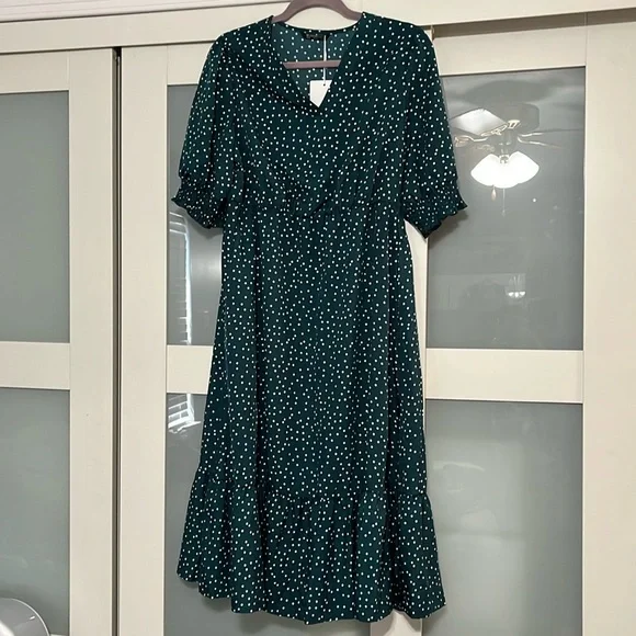 BloomChic | Dresses | Nwt Green Polka Dots Ruffle Dress Sz | Poshmark BloomChic | Dresses | Nwt Green Polka Dots Ruffle Dress Sz | Poshmark